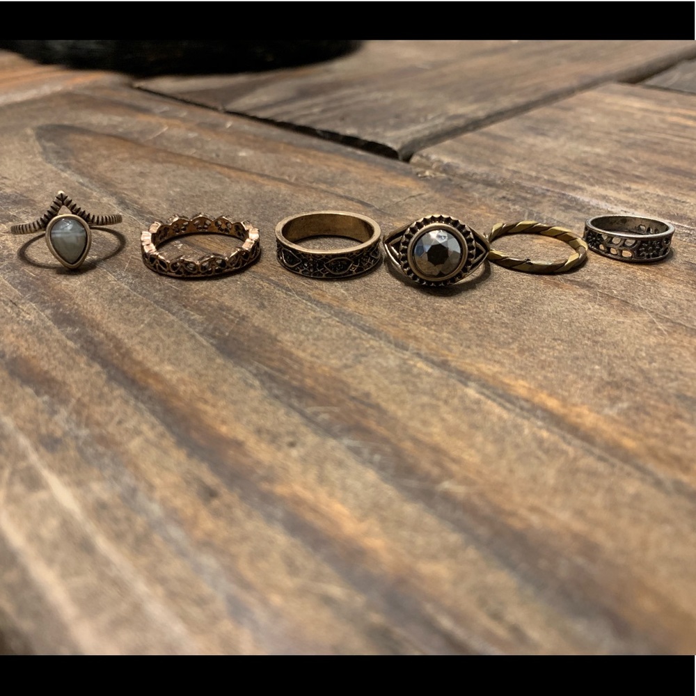 Bronze Ring Set